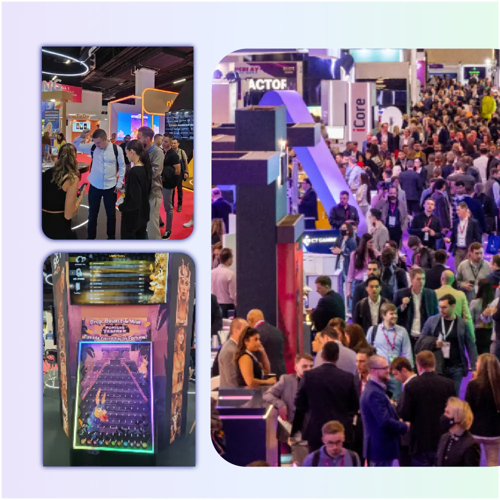 Networking at iGaming event