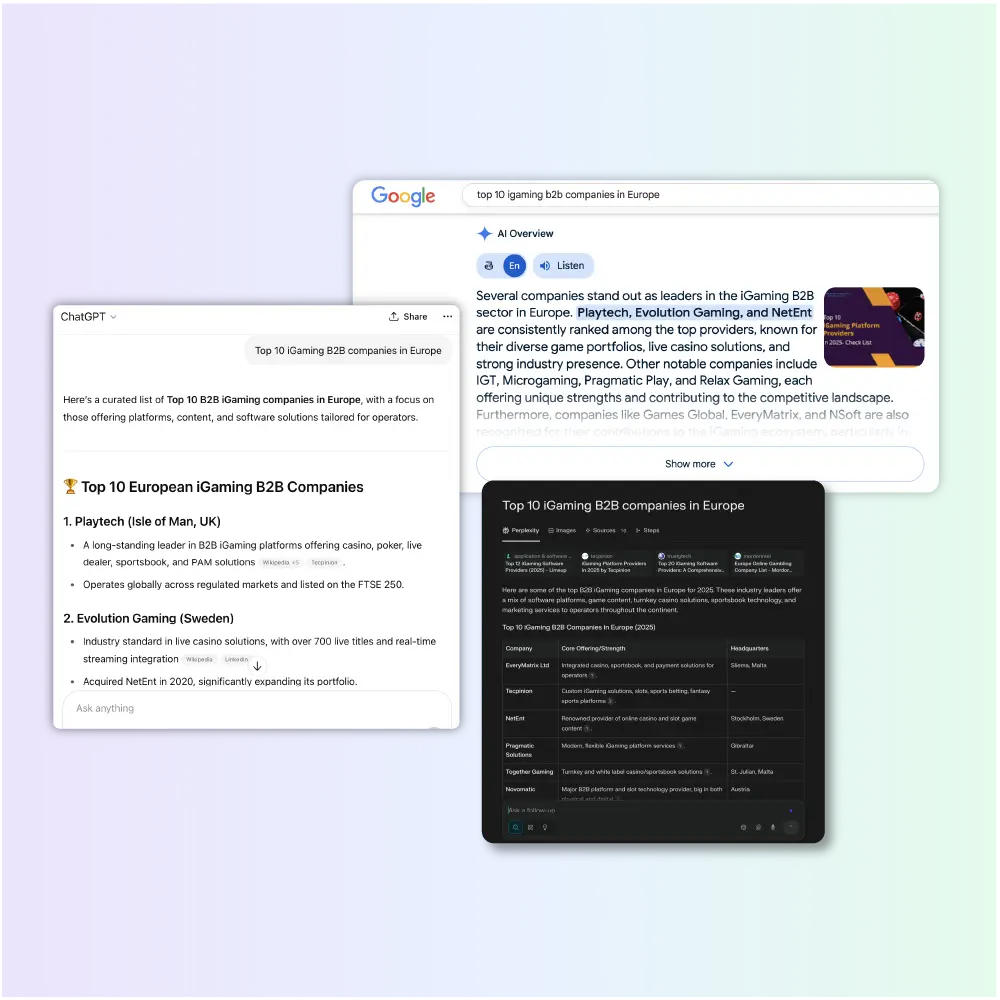 iGaming Answer Engine Optimization
